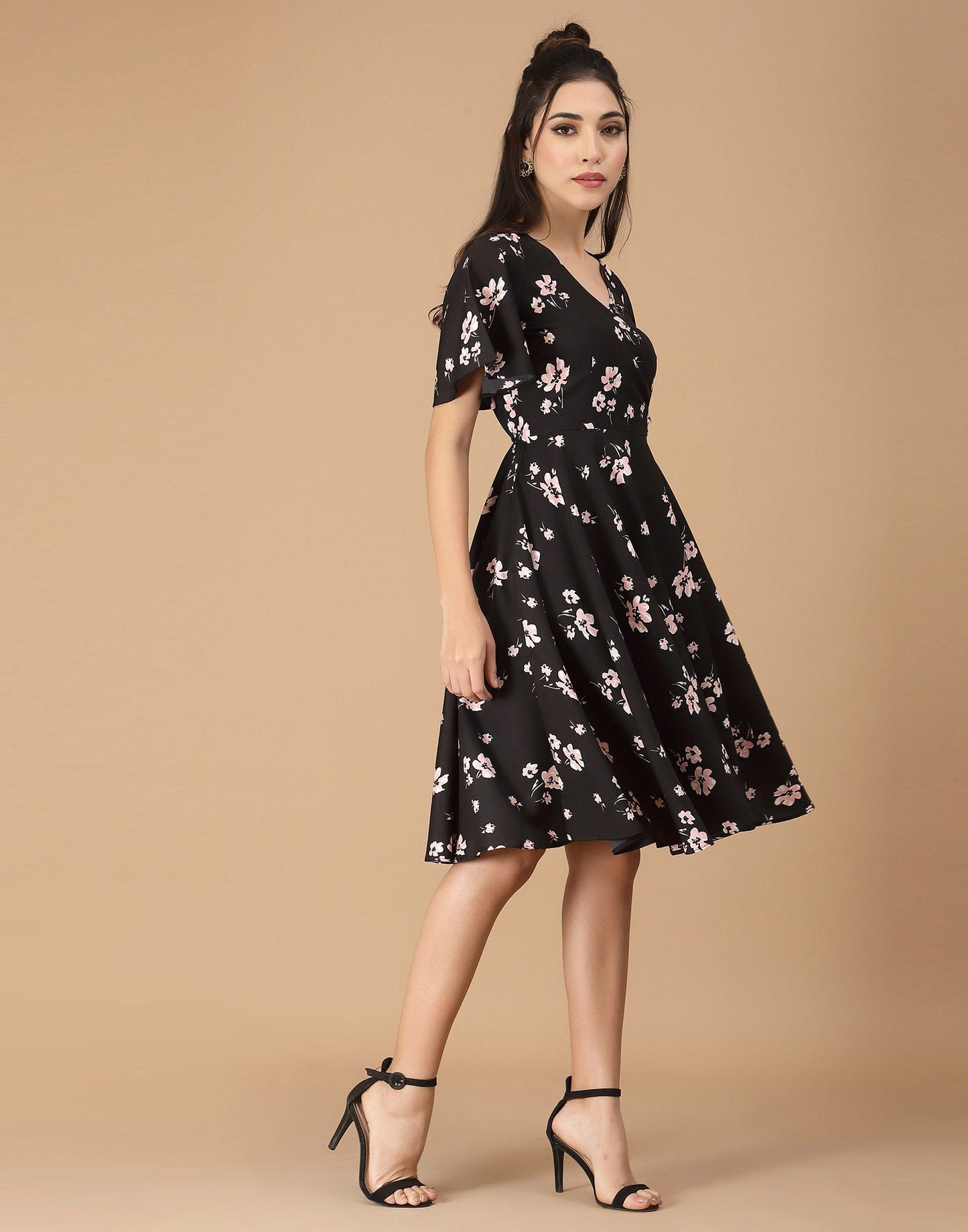 Black A-Line Dress | Sudathi