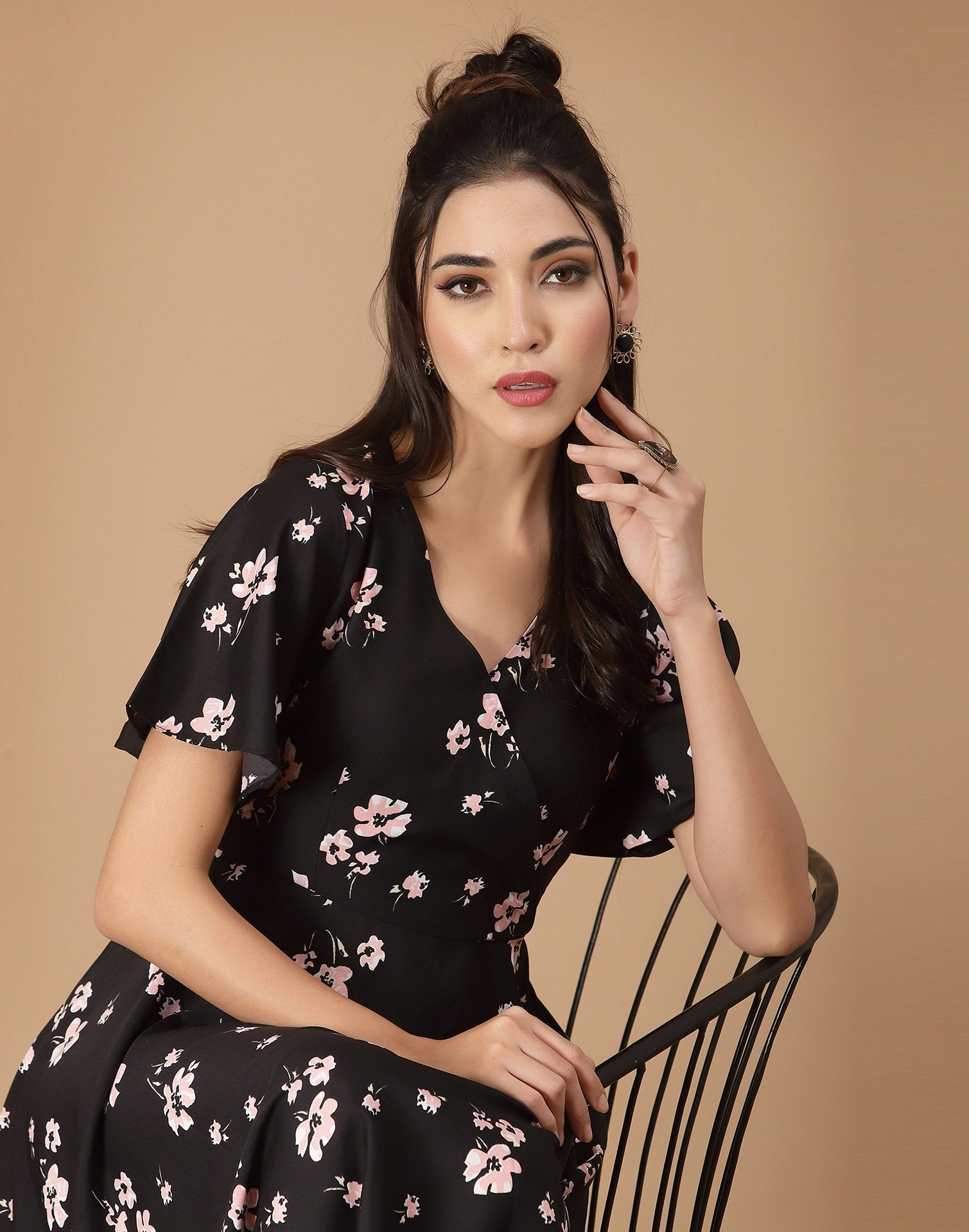 Black A-Line Dress | Sudathi