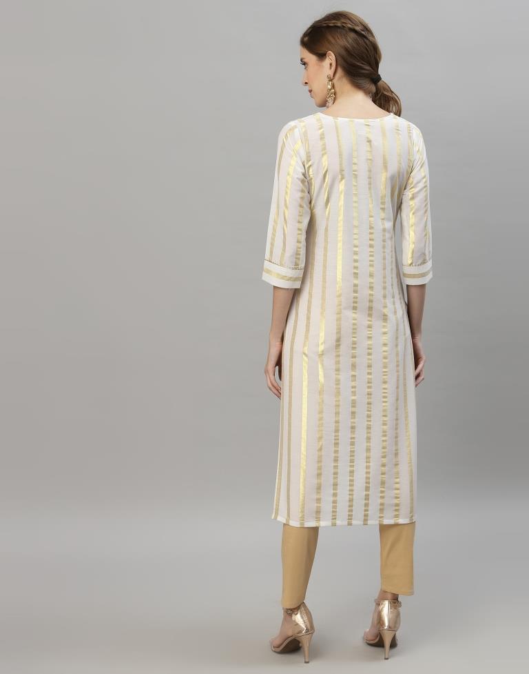 White Embridary Kurti | Sudathi