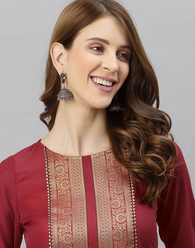 Red Gathered Kurti | Sudathi