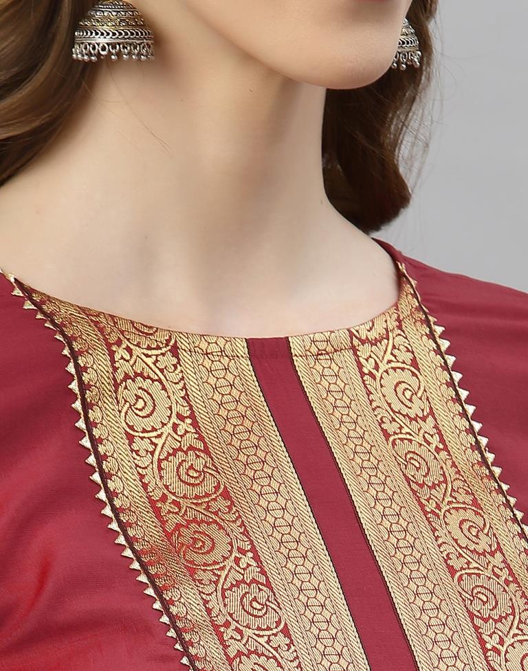 Red Gathered Kurti | Sudathi