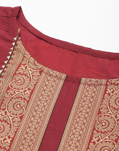 Red Gathered Kurti | Sudathi