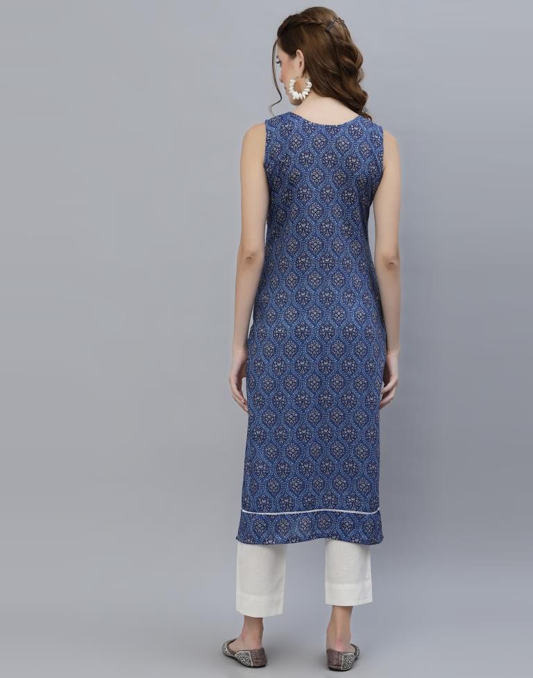 Blue Digital Printed Kurti | Sudathi