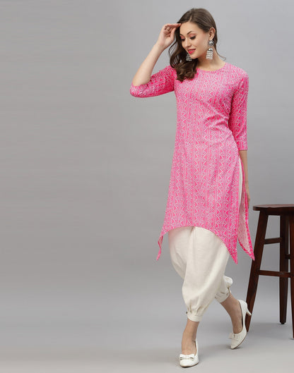 Pink Digital Printed Kurti | Sudathi