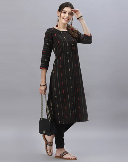 Black Kurti With Pant | Leemboodi