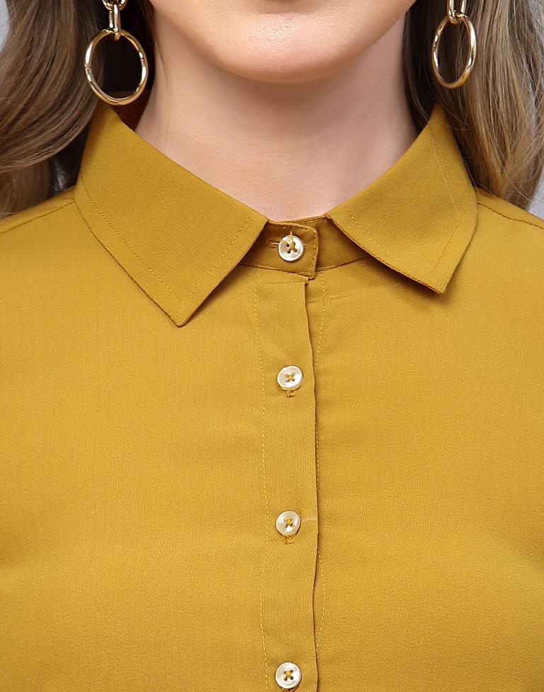 Mustared Casual Shirt | Leemboodi