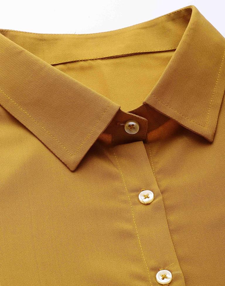 Mustared Casual Shirt | Leemboodi