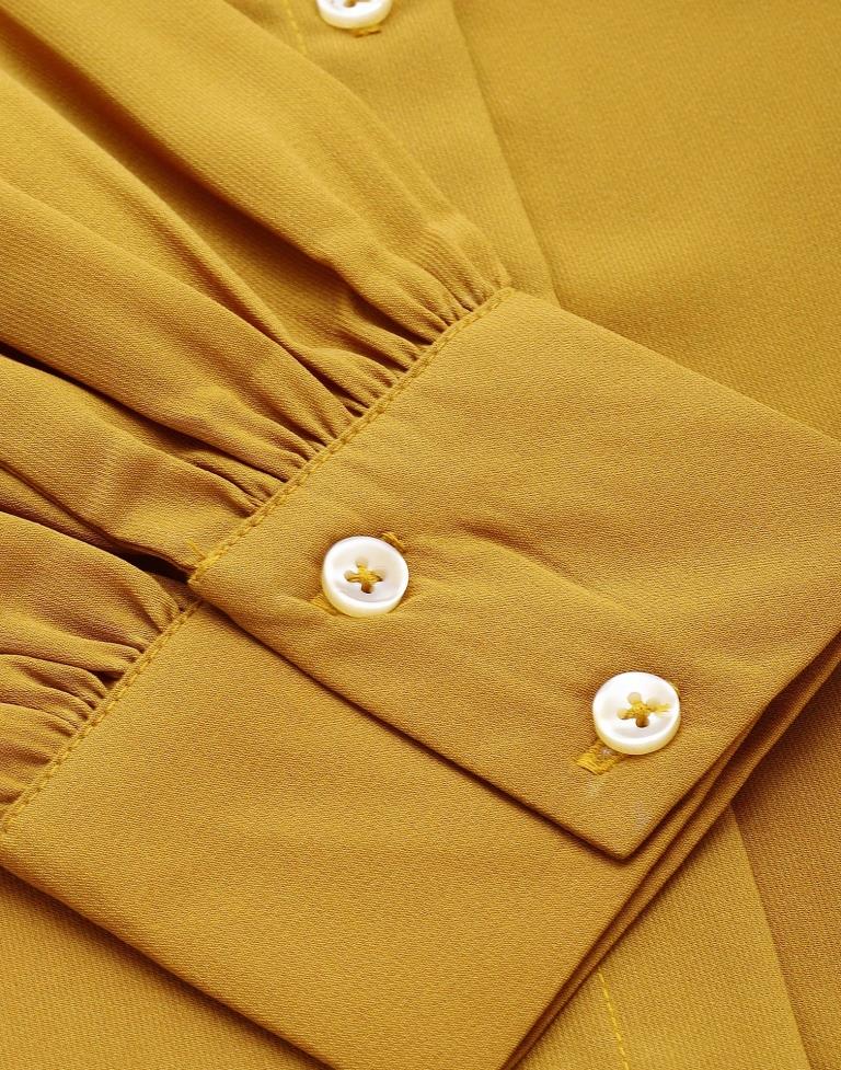 Mustared Casual Shirt | Leemboodi