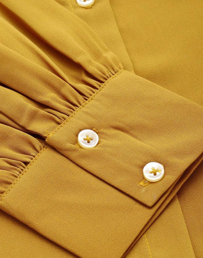 Mustared Casual Shirt | Leemboodi