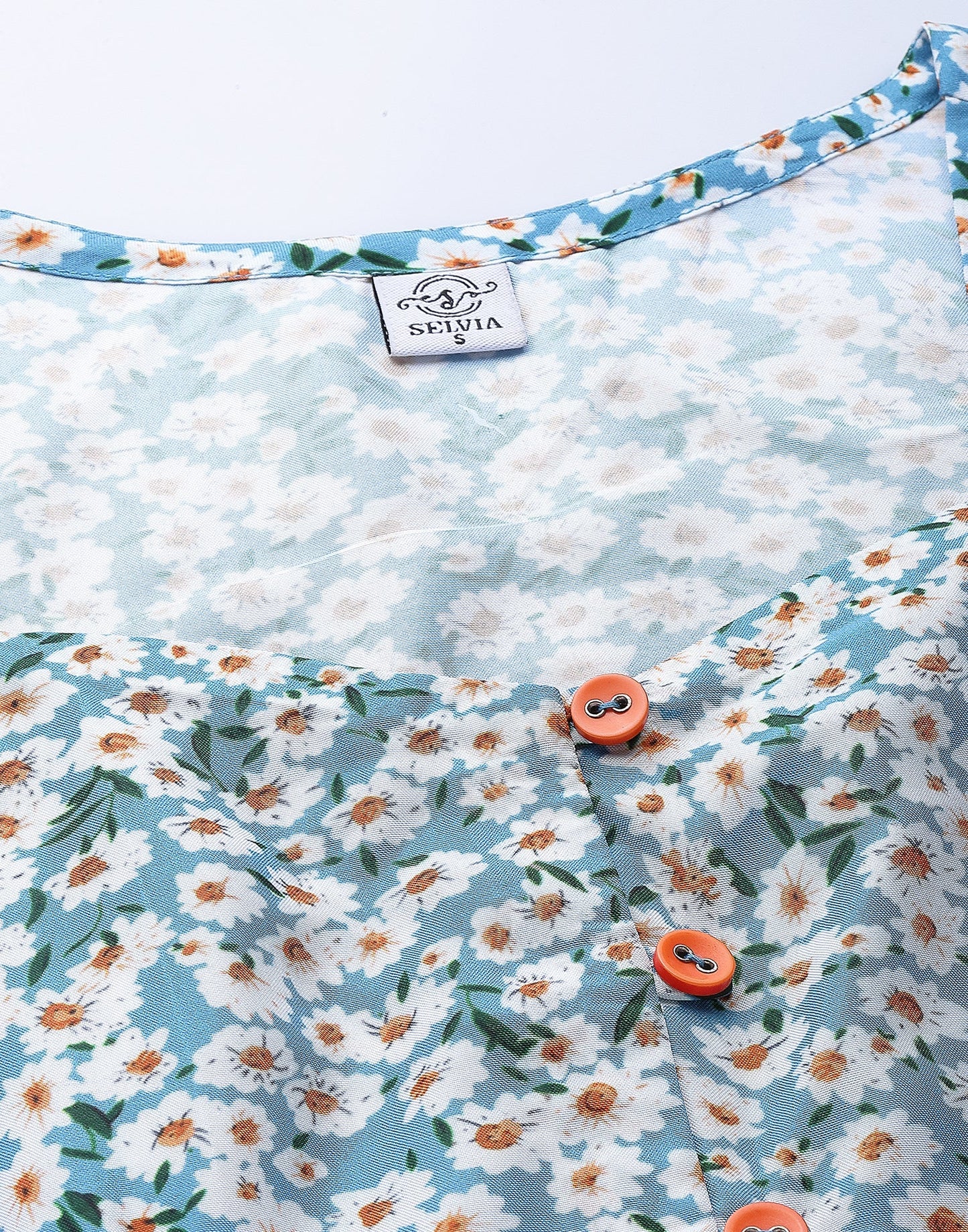 Sky Blue A-line Dress | Sudathi