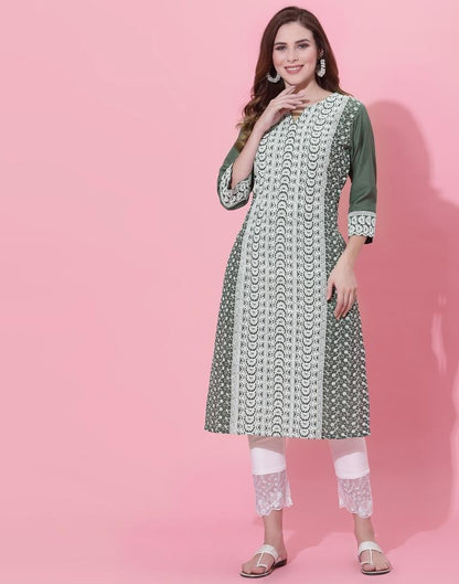 Grey Embrodery Kurti | Sudathi