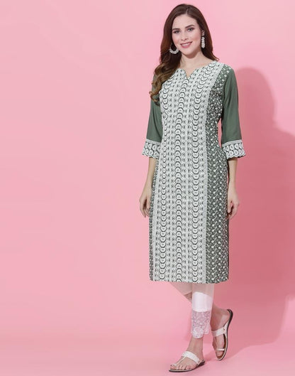 Grey Embrodery Kurti | Sudathi