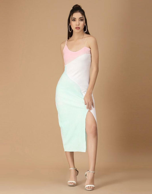 White Midi Bodycon | Leemboodi