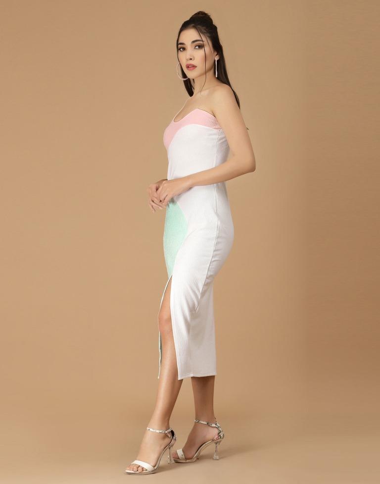White Midi Bodycon | Leemboodi
