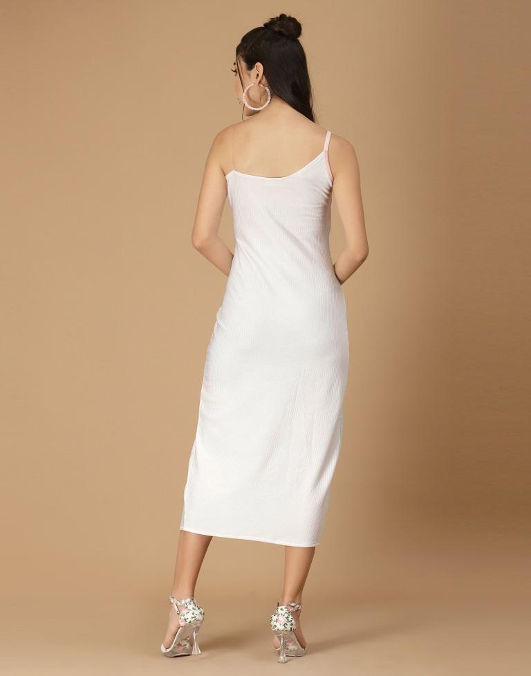 White Midi Bodycon | Leemboodi