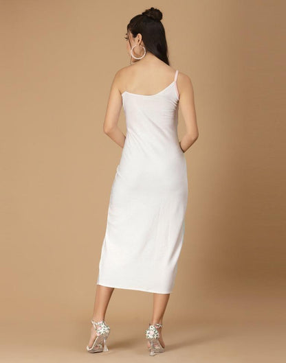 White Midi Bodycon | Leemboodi