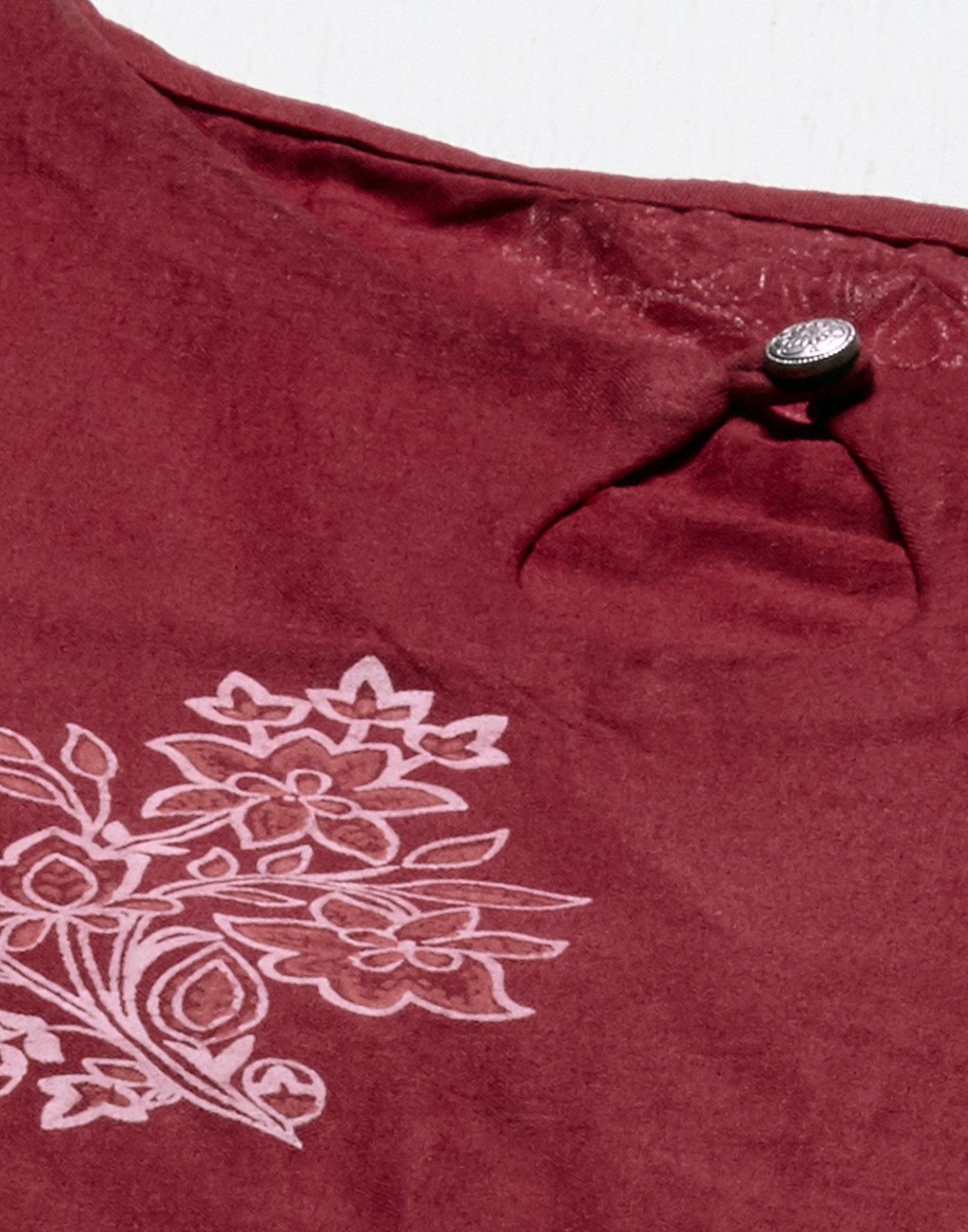Maroon Bachha Kali kurta With Pant Set | Leemboodi