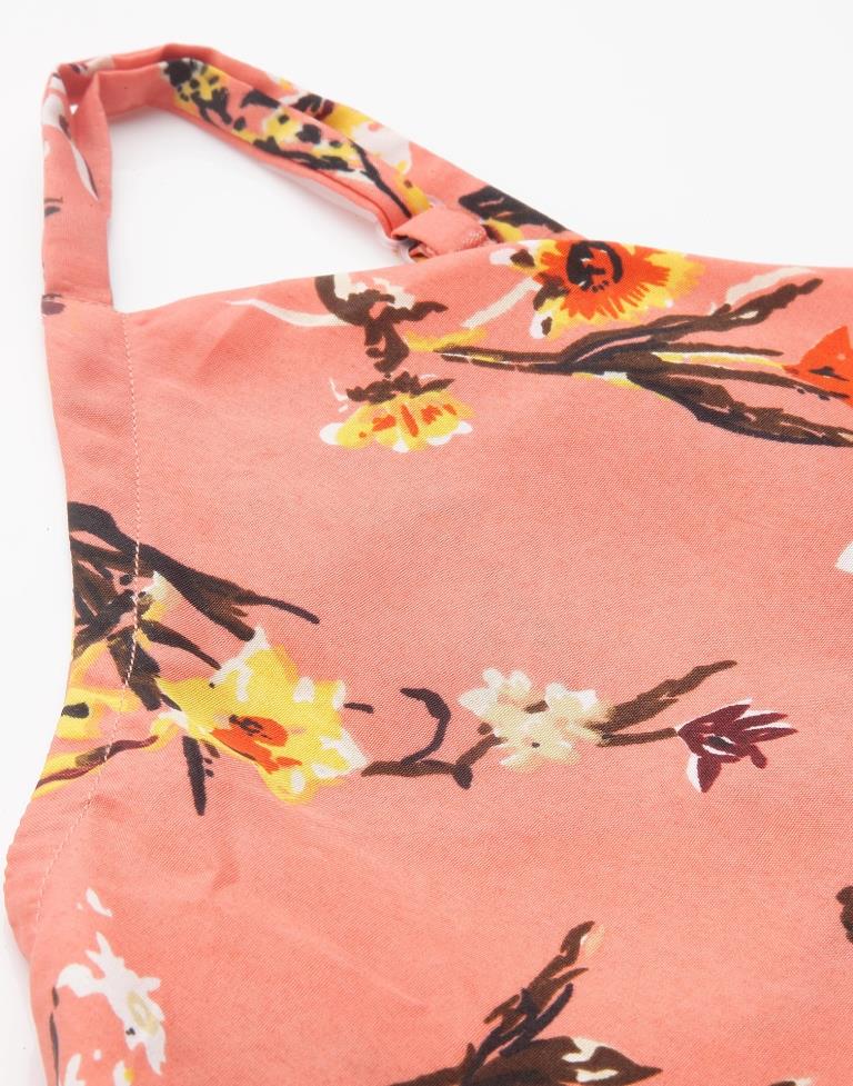 Orange A-Line Dress | Sudathi