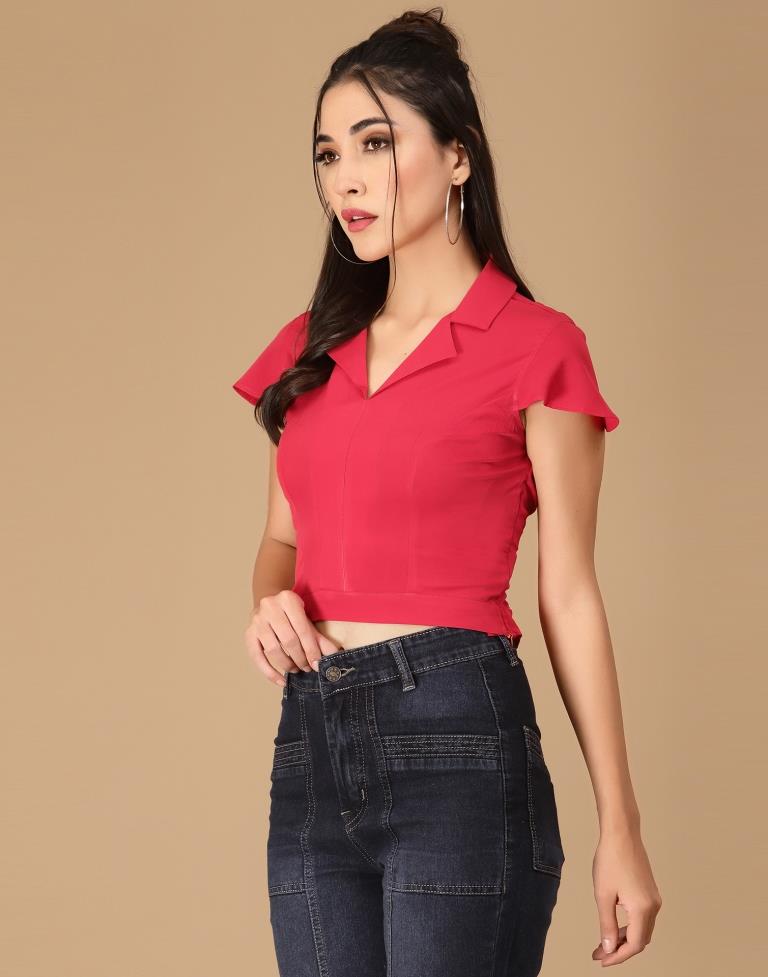 Red Crop Top | Leemboodi