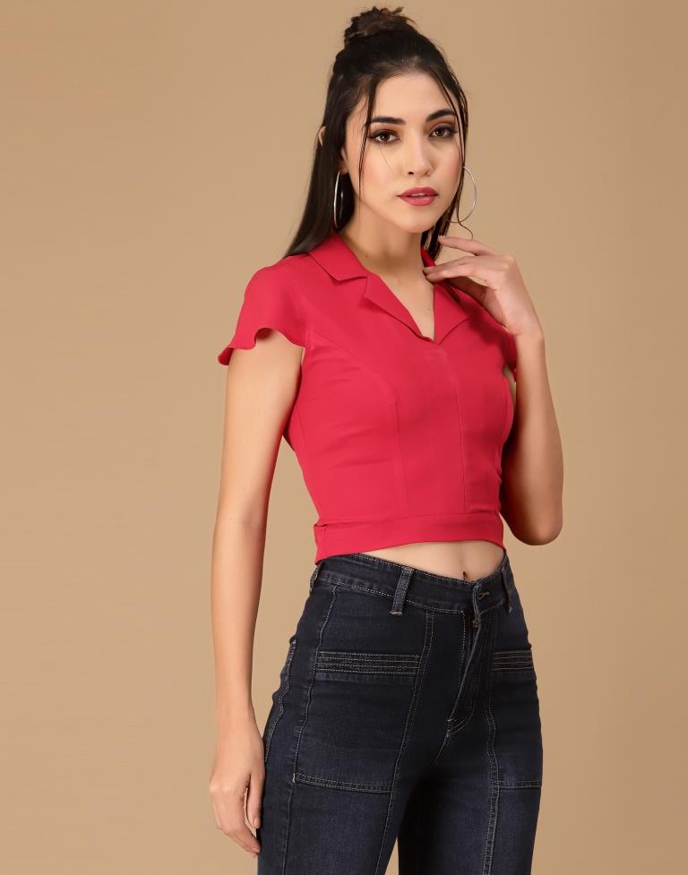 Red Crop Top | Leemboodi