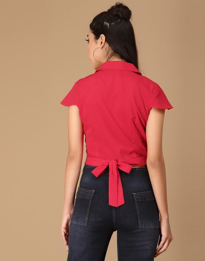 Red Crop Top | Leemboodi