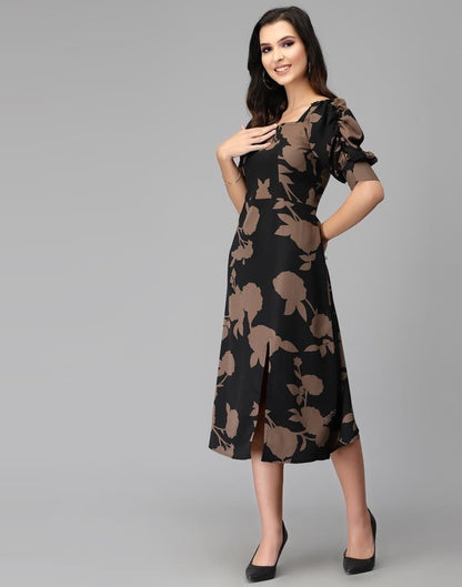 Black Slit Dress | Sudathi