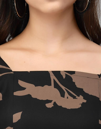 Black Slit Dress | Sudathi