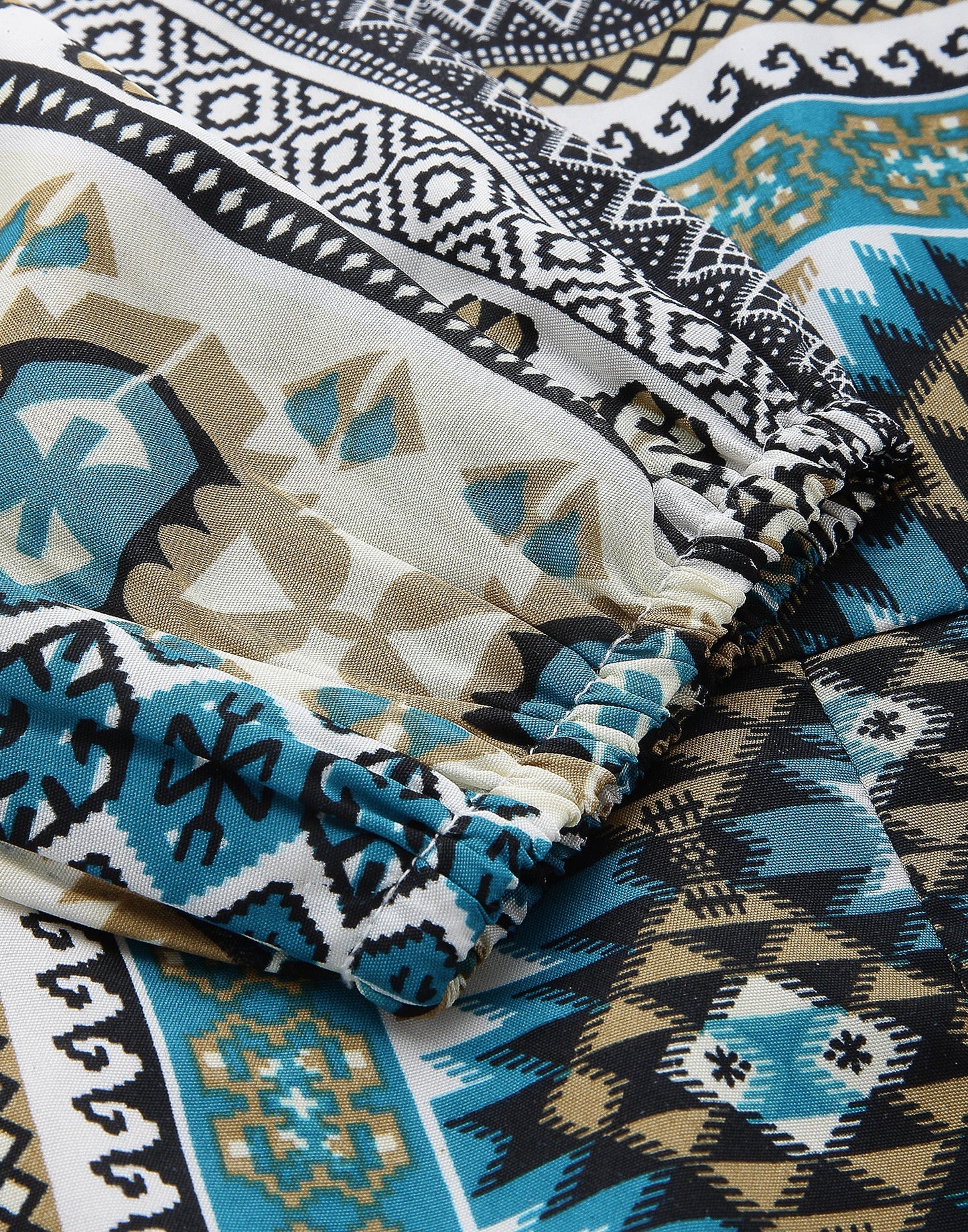 Multicoloured Polyester A-line Dress | Sudathi