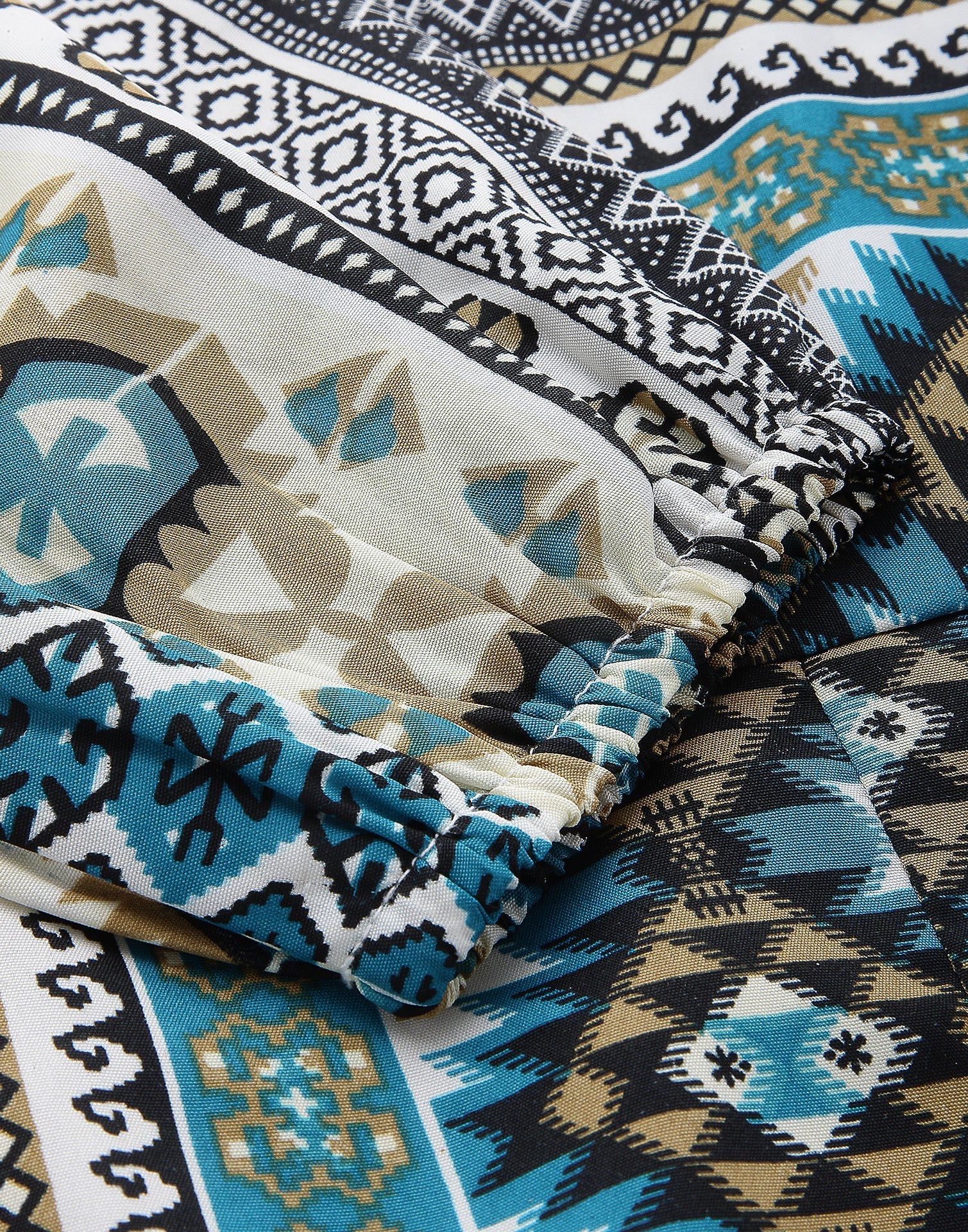 Multicoloured Polyester A-line Dress | Sudathi