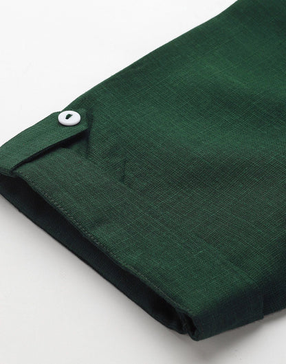 Green Embroidered Kurti | Sudathi