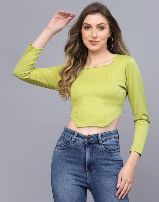 Green Corset Top | Leemboodi