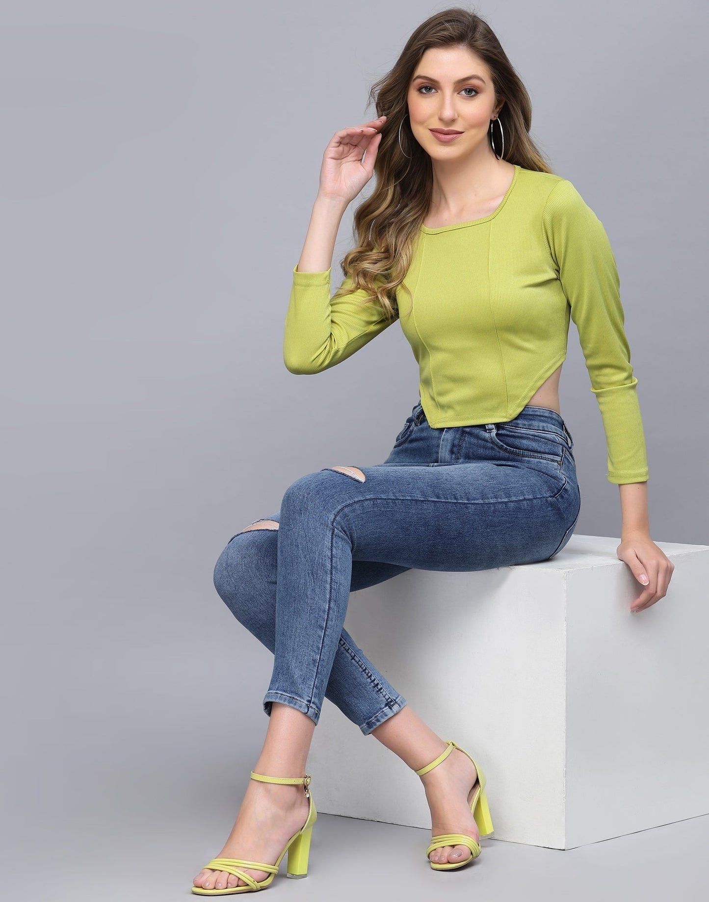 Green Corset Top | Leemboodi