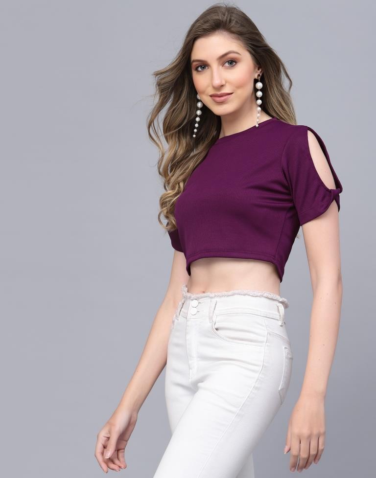 Wine Crop Top | Leemboodi