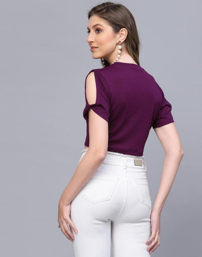 Wine Crop Top | Leemboodi