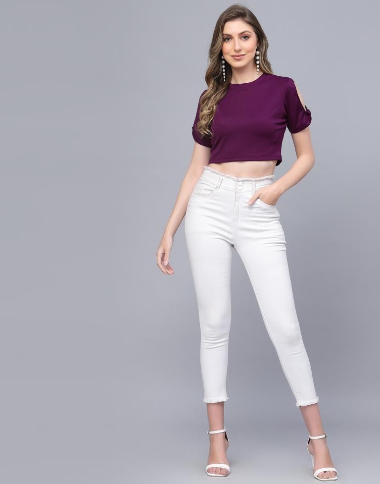 Wine Crop Top | Leemboodi