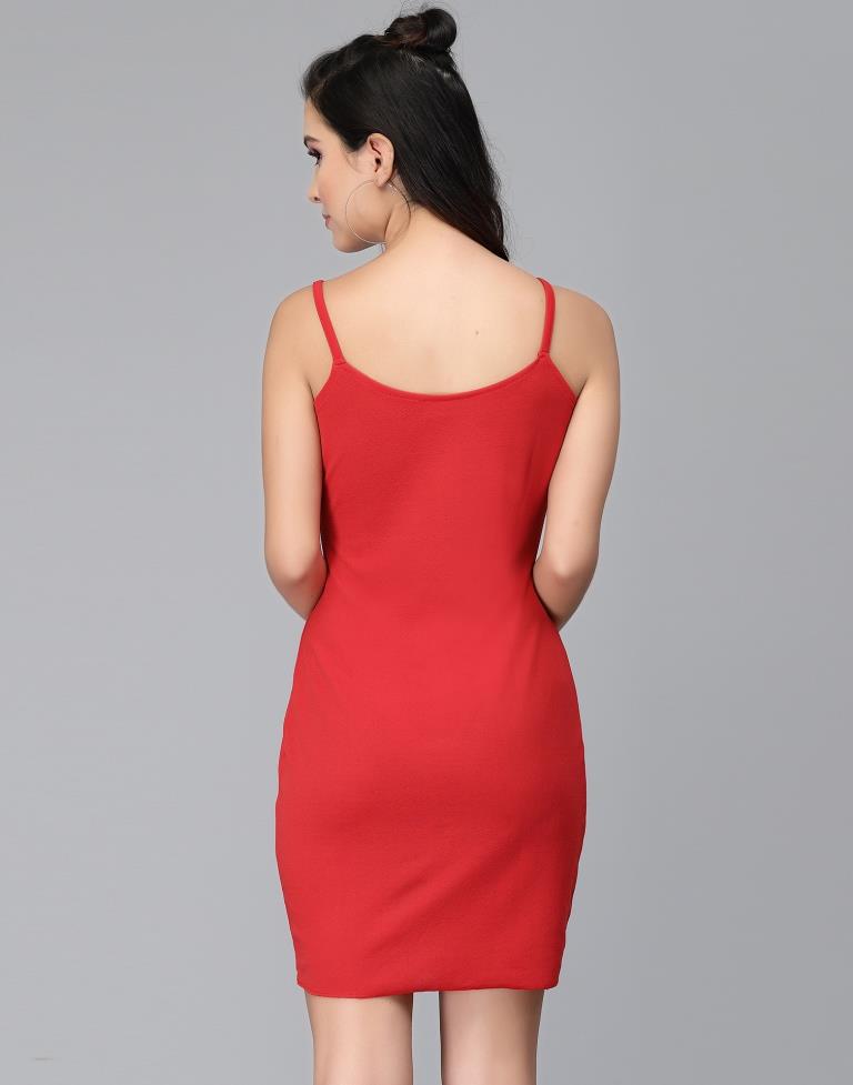 Red Spaghetti Bodycon | Leemboodi