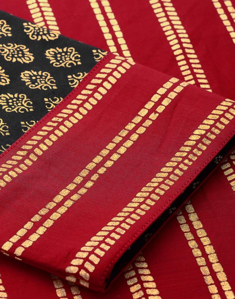 Black Printed Straight Kurta | Sudathi