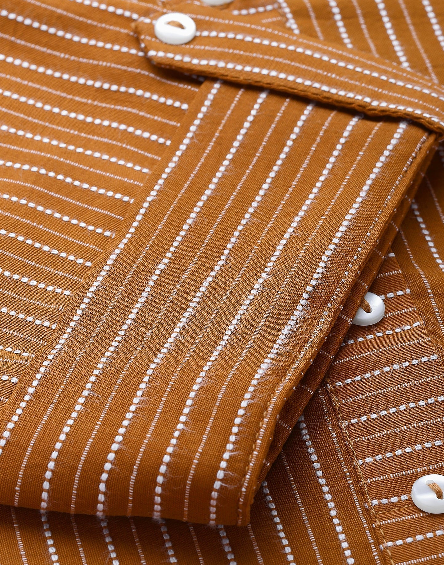 Mustard Woven Straight Kurti | Sudathi