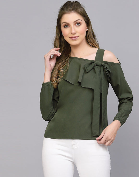 Mahendi Polyester Ombre Top | Leemboodi