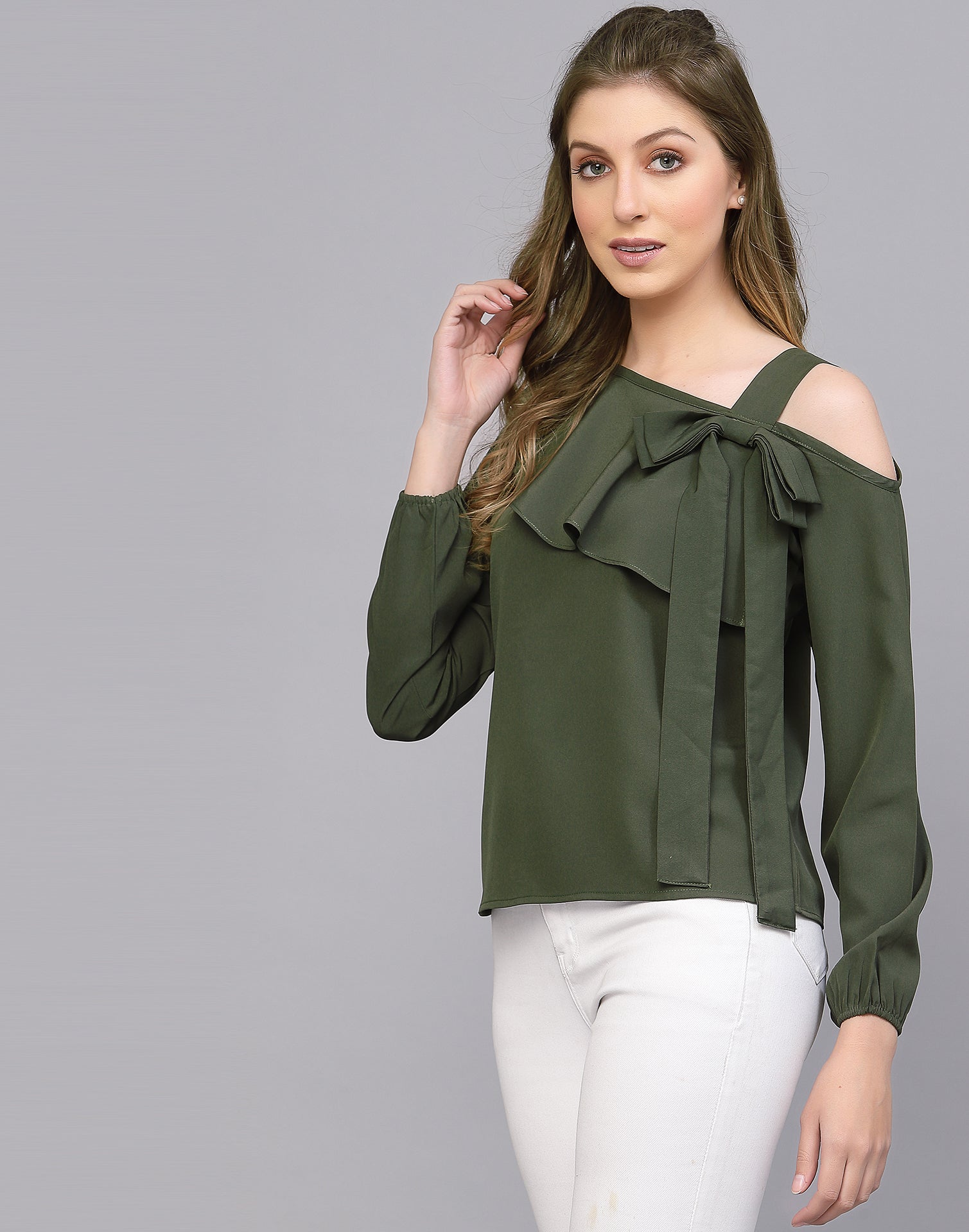 Mahendi Polyester Ombre Top | Leemboodi