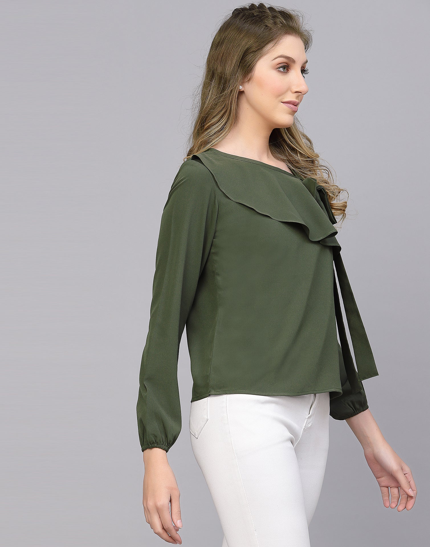 Mahendi Polyester Ombre Top | Leemboodi