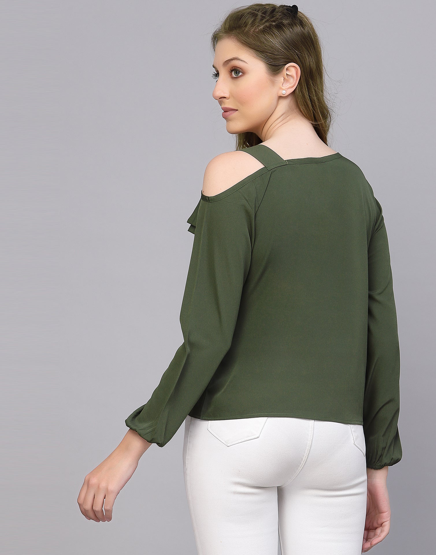 Mahendi Polyester Ombre Top | Leemboodi