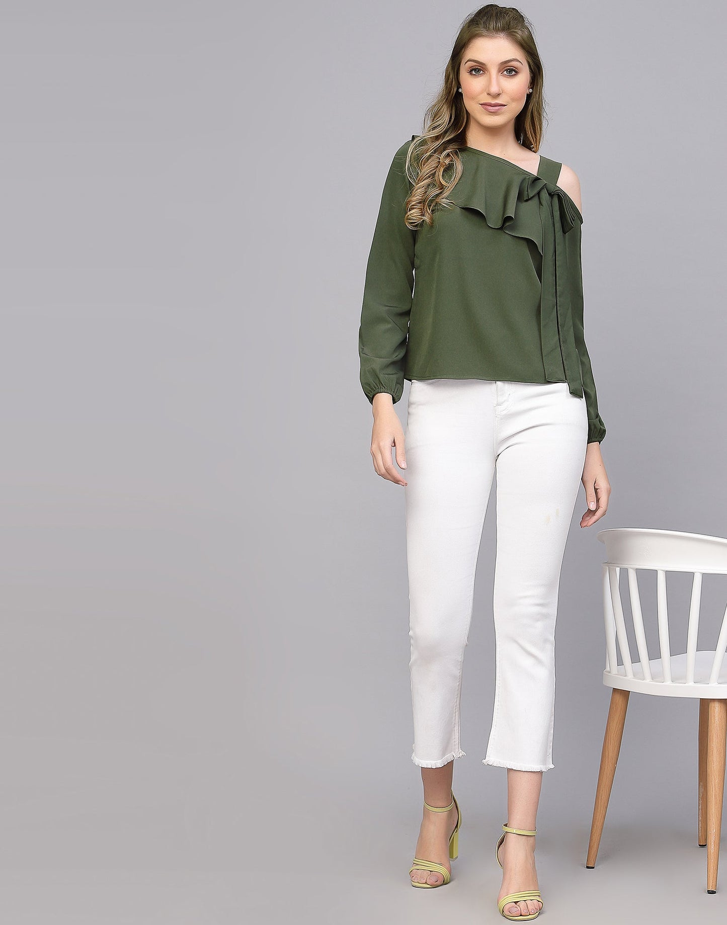 Mahendi Polyester Ombre Top | Leemboodi