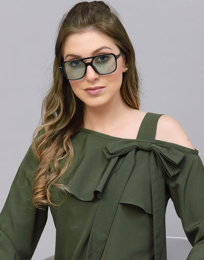 Mahendi Polyester Ombre Top | Leemboodi