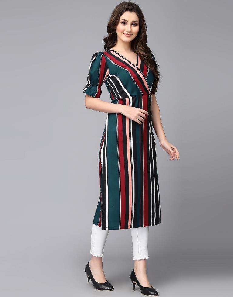 Multi-Coloured Printed Kurta