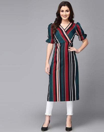 Multi-Coloured Printed Kurta