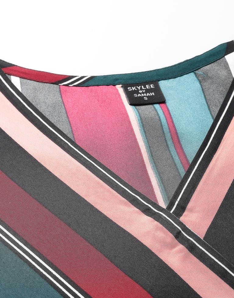 Multi-Coloured Printed Kurta