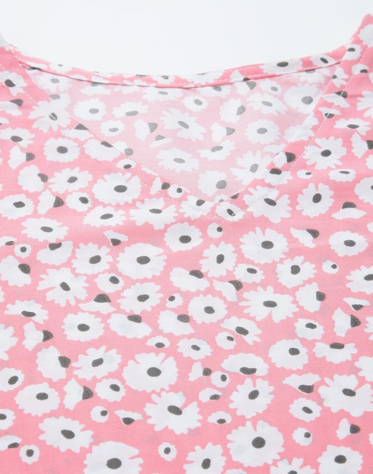 Light Pink Petal Sleeve Top | Leemboodi