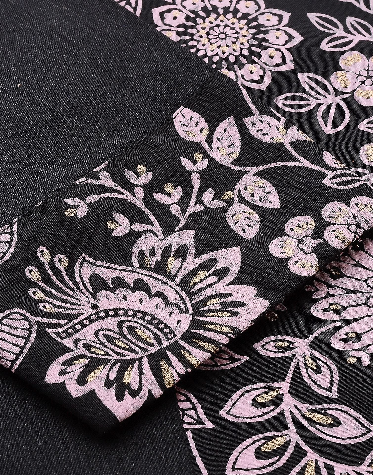 Black Kurti With Pant And Dupatta | Leemboodi