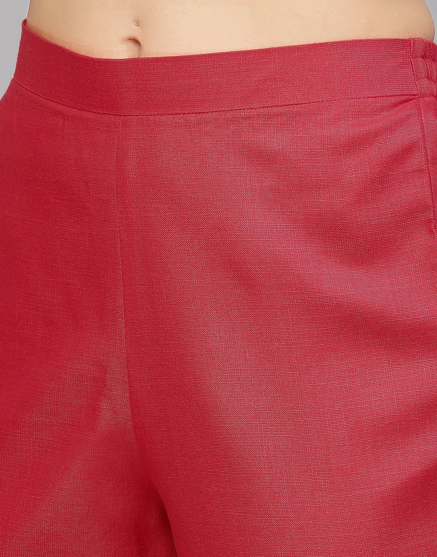 Pink Cotton Kurti With Pant Set | Leemboodi